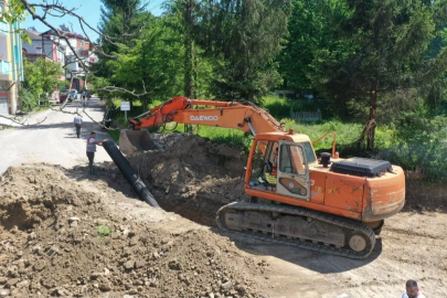 Ordu Korgan’da yağmur suyu hattı çalışması başlattı