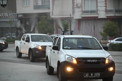 Manisa Sarıgöl'de ilaçlama çalışması