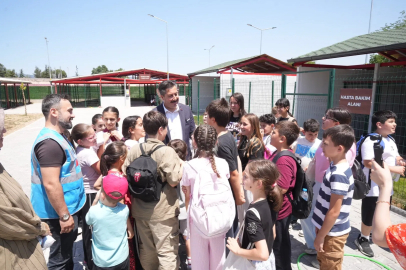 Bursa'da Yenişehir Hayvan Bakımevi ve Doğal Yaşam Alanı çocuklara kapılarını açtı