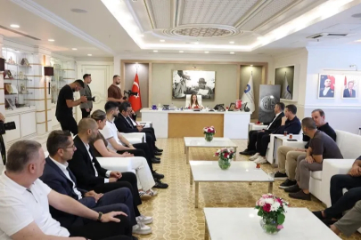 Antalyaspor'dan Başkan Vekili Özdemir'e ziyaret