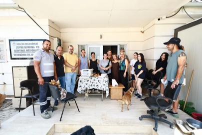 İzmir Efes Selçuk'te Kıtmir'den can dostlara destek