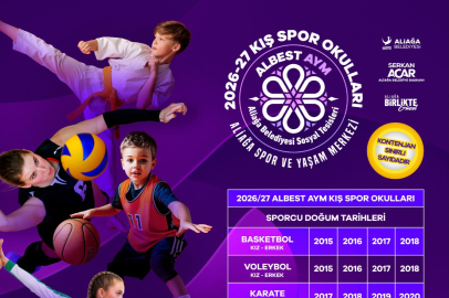 ALİAĞA BELEDİYESİ’NİN 2026-2027 KIŞ SPOR OKULLARI KAYITLARI BAŞLIYOR