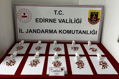 Uzunköprü'de 568 adet sentetik hap ele geçirildi